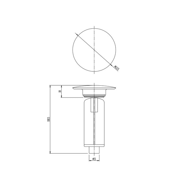♪LIXIL INAX【A-5896】着脱排水栓 ヘアキャッチャー付 ポップアップ式排水金具