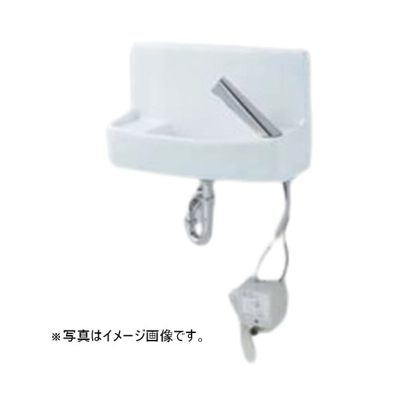 ♪LIXIL INAX【L-A74TA2C】※※※メーカー直送のみ※ 壁付手洗器 自動水栓 100V 水石けん入れ付 壁給排水 ハイパーキラミック 管理番号：2640