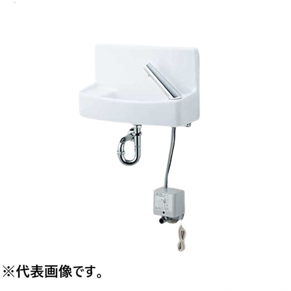 ♪LIXIL INAX【L-A74TAB】※※※メーカー直送のみ※ 壁付手洗器 自動水栓 100Ｖ 床給排水 ハイパーキラミック 管理番号：2640