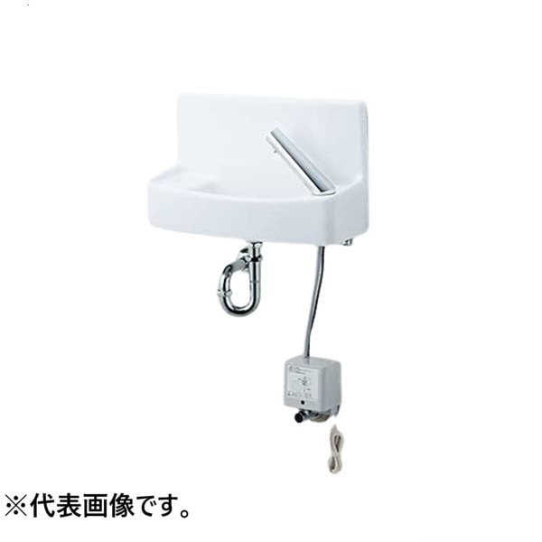♪LIXIL INAX【L-A74TAD】※※※メーカー直送のみ※ 壁付手洗器 自動水栓 100Ｖ 床給水 壁排水 ハイパーキラミック 管理番号：2640