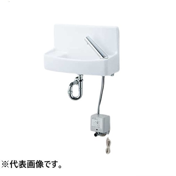♪LIXIL INAX【L-A74TWA】※※※メーカー直送のみ※ 壁付手洗器 温水自動水栓 壁給水 床排水 ハイパーキラミック 管理番号：2640