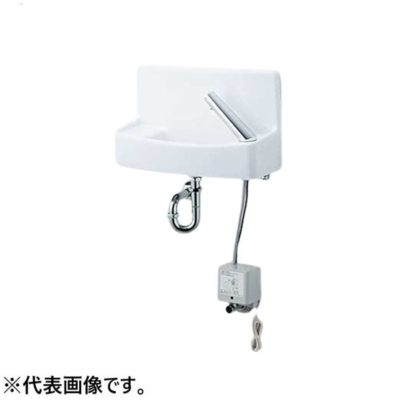 ♪LIXIL INAX【L-A74H2D】※※※メーカー直送のみ※ 壁付手洗器 ハンドル水栓 水石けん入れ付 床給水 壁排水 ハイパーキラミック 管理番号：2640