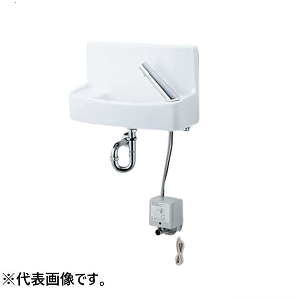 ♪LIXIL INAX【L-A74P2D】※※※メーカー直送のみ※ 壁付手洗器 プッシュ式 水石けん入れ付 床給水 壁排水 ハイパーキラミック 管理番号：2640