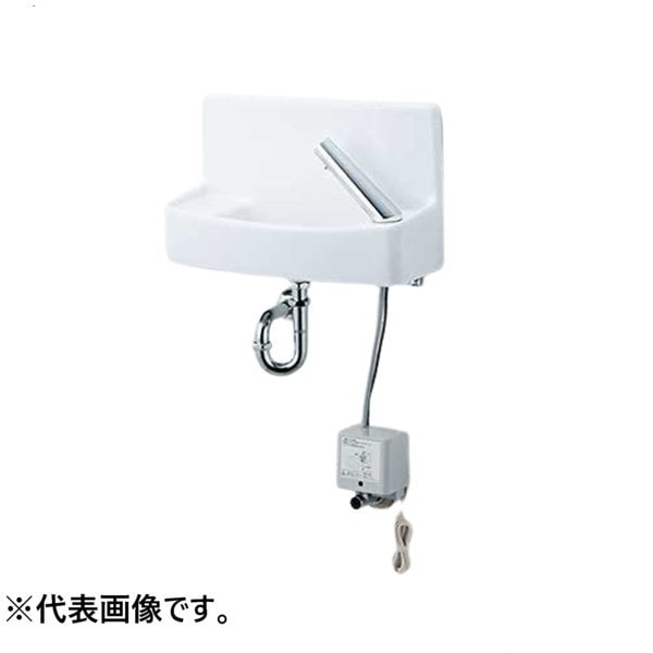 ♪LIXIL INAX【L-A74PB】※※※メーカー直送のみ※ 壁付手洗器 プッシュ式 床給排水 ハイパーキラミック 管理番号：2640