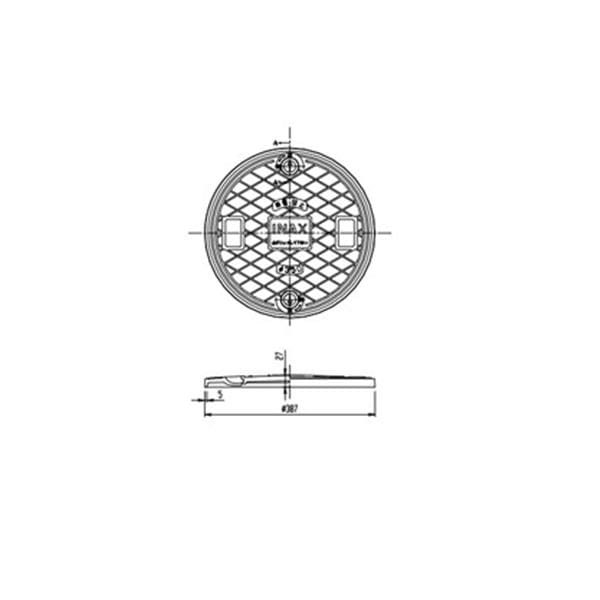 ♪LIXIL INAX【BT-15R】マンホールフタ トイレーナ簡易ロック機構付