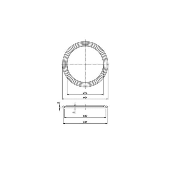 ♪LIXIL INAX【BT-16R】マンホール枠 トイレーナ
