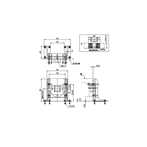 ♪LIXIL INAX【CF-23PCR】便器固定スタンド 