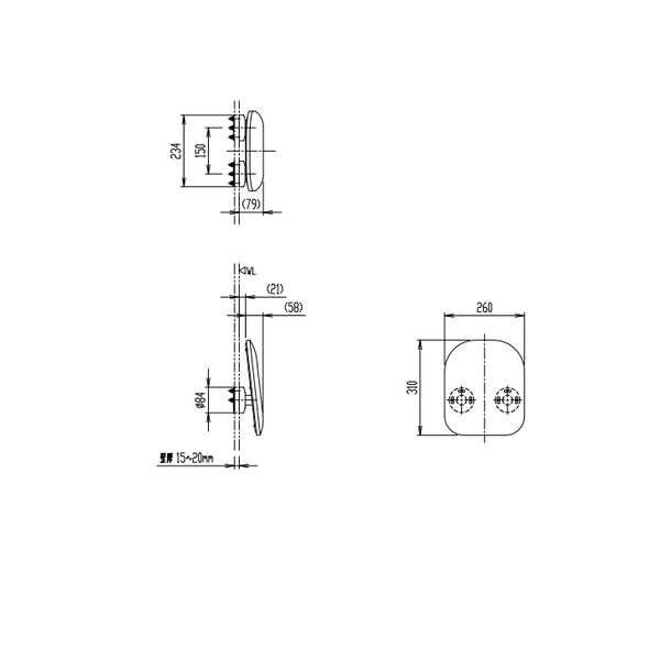♪LIXIL INAX【KFC-276T1U/W】背もたれ パブリック向け壁掛便器専用ライニング用 W/白 受注生産品