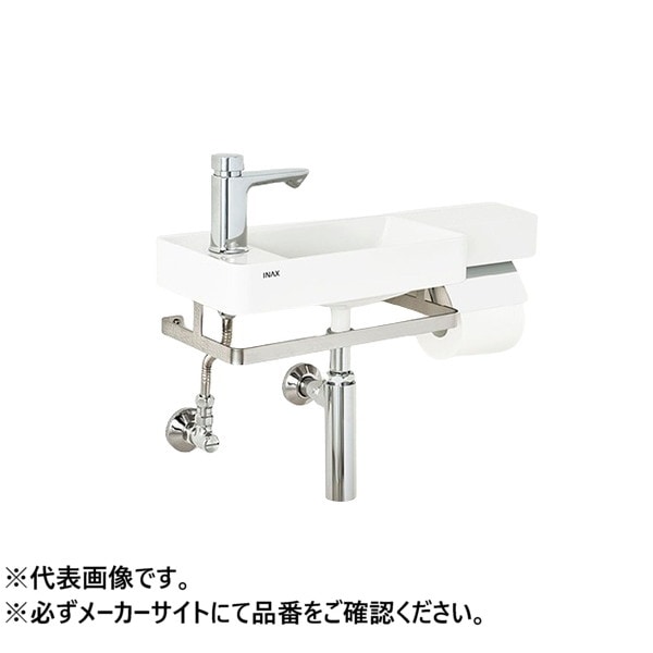 ♪LIXIL INAX【L-D102LP-W】※※※メーカー直送のみ※ オールインワン手洗 壁給水 床排水 ボトルトラップ 左仕様 タイルバックパネルあり 一般地仕様 管理番号：2580