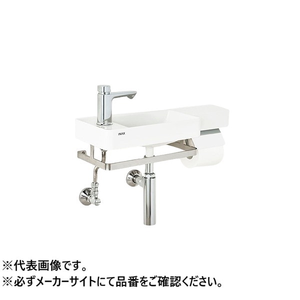 ♪LIXIL INAX【L-D102LQ-W】※※※メーカー直送のみ※ オールインワン手洗 床給水 床排水 ボトルトラップ 左仕様 タイルバックパネルあり 一般地仕様 管理番号：2580