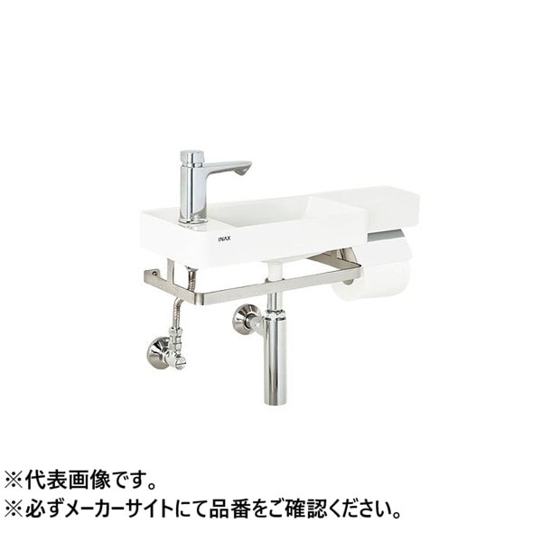 ♪LIXIL INAX【L-D102NLP-W】※※※メーカー直送のみ※ オールインワン手洗 壁給水 床排水 ボトルトラップ 左仕様 タイルバックパネルあり 寒冷地仕様 管理番号：2580