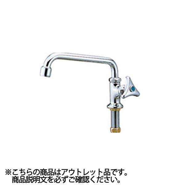 【在庫あり アウトレット品】LIXIL 台付自在水栓 【LF-14F-13】 泡沫式 普通コマ式 水用