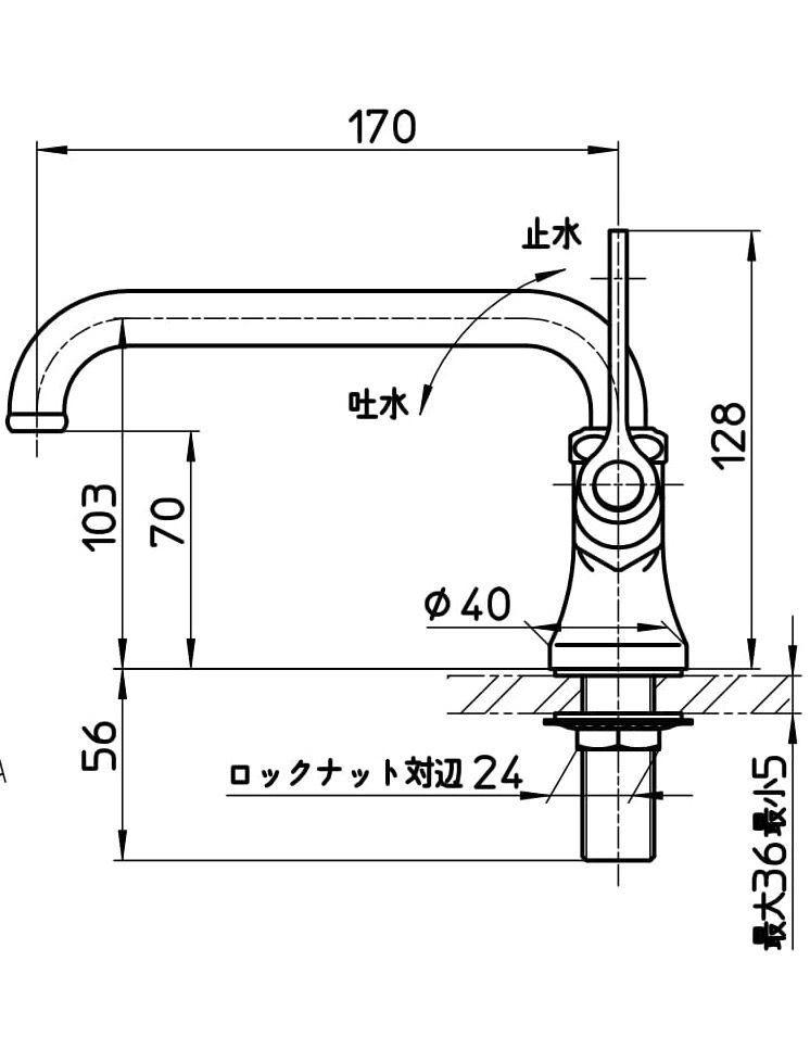 【在庫あり】▲三栄水栓 SANEI【A5310-13】厨房用立形自在水栓
