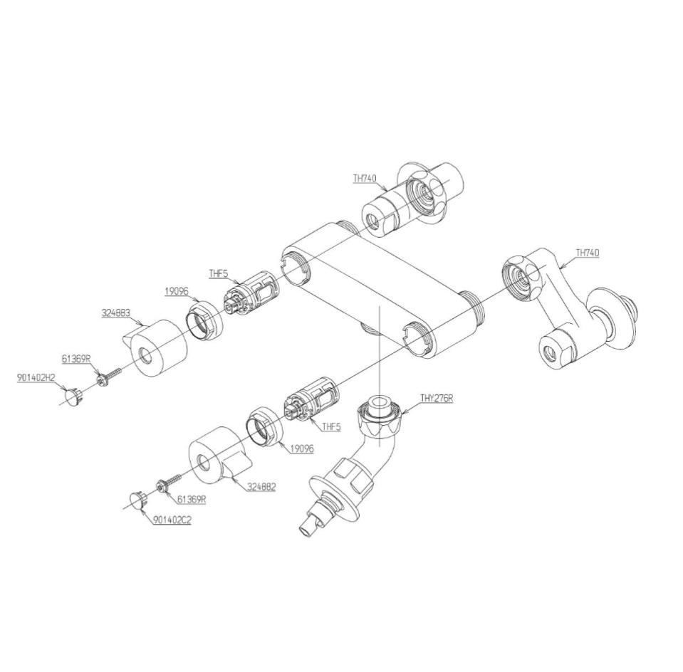 【在庫あり】◎TOTO【TW21R】ユーティリティ用水栓 緊急止水栓弁付２ハンドル混合水栓 蛇口 