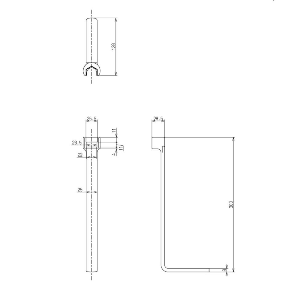 【在庫あり】◎TOTO【TZ15L】水栓金具用 ナット締付工具