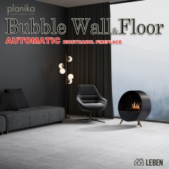 オートマチック式バイオエタノール暖炉　Planika プラニカ　Bubble Wall&Floor バブルウォール＆フロア（送料無料）