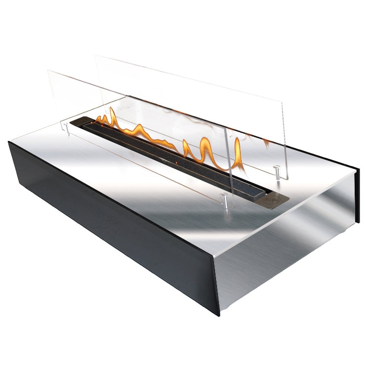 ebios fire エビオスファイヤー QUADRA BASE クアドラベース ステンカラー ブラック バイオエタノール暖炉 ストーブ 暖房【2年保証】