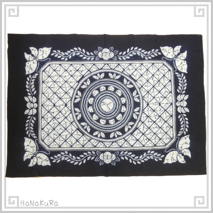 【新品】テーブルクロス　インテリア小物　藍染め　刺繍 楽天市場】藍染 テーブル クロスの通販