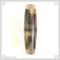天珠 西蔵 チベット 057-01 虎牙天珠 (黒半透明)|虎牙天珠|[雑貨06]西蔵天珠