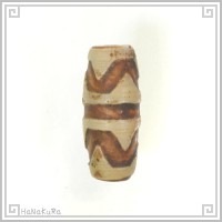 天珠 西蔵 チベット 029-01 虎牙天珠 (老茶艶無)|虎牙天珠|[雑貨06]西蔵天珠