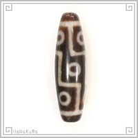 天珠 西蔵 チベット 042-01 九眼天珠 (白黒)|一眼から十一眼天珠|[雑貨06]西蔵天珠