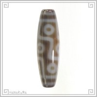天珠 西蔵 チベット 038-04 九眼天珠 (白透黒)精|一眼から十一眼天珠|[雑貨06]西蔵天珠