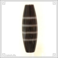 天珠 西蔵 チベット 038-07 三色線天珠 (白透黒)精|三色線天珠|[雑貨06]西蔵天珠