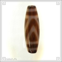 天珠 西蔵 チベット 038-11 虎牙天珠 (白透黒)精|虎牙天珠|[雑貨06]西蔵天珠