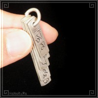 チベット 西蔵 アクセサリ 315|梵字真言マントラ|[雑貨07]西蔵アクセサリ