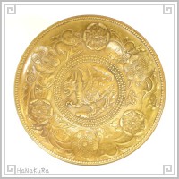 中華金物 614 銅円皿 麒麟|金物色々[大きめ]|中華金具、金物、鈴ベル