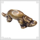 中華金物 523-04 銅彫刻 貔貅 ヒキュウ 手彫り 6.2cm|金物色々[小さめ]|中華金具、金物、鈴ベル