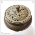 中華金物 629 香炉 龍鳳 銅製 ドラゴン 鳳凰|金物色々[大きめ]|中華金具、金物、鈴ベル