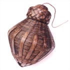 竹細工 竹編み 虫籠D 小物入れ 蓋玉付き|珍しい物、一点もの|骨董セミアンティーク、珍品
