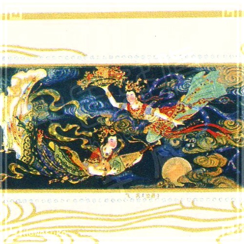 中国 カレンダー 1988年 04 恭賀新喜 中国郵票博物館