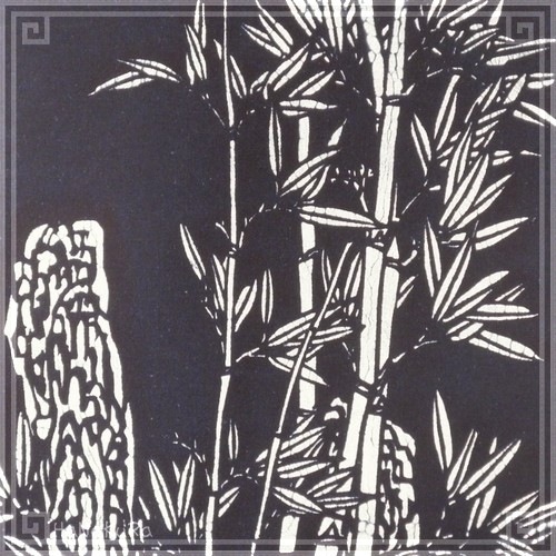 藍染掛け軸(中国書画) 藍染め 掛軸 「蘭」 綿 | 藍染め(印花布)生地、小物,掛け軸 | | 中国