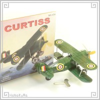 ブリキ ぜんまい おもちゃ 243 大飛行機 [不動品] コレクション 玩具 レトロ|ぜんまい玩具 大|[雑貨02]レトロなブリキおもちゃ