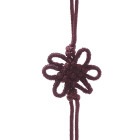 ストラップ 紐 小 black03 こげ茶 単色 手芸素材 パーツ 中国結び 平安結 1本|【サイズ】小|[素材07]ストラップ紐