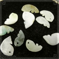 翡翠 ヒスイ ビーズ308 小魚 1個|01翡翠ビーズ|手芸アクセサリ素材