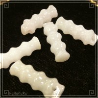 翡翠 ヒスイ ビーズ212 三節竹 1個|01翡翠ビーズ|手芸アクセサリ素材