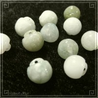 翡翠 ヒスイ ビーズ215 ミニりんご 1個|01翡翠ビーズ|手芸アクセサリ素材