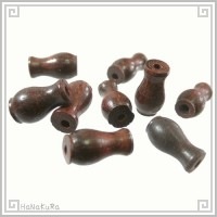 紫檀 天然木 ビーズ113 花瓶(小) 1個|02紫檀ビーズ|手芸アクセサリ素材