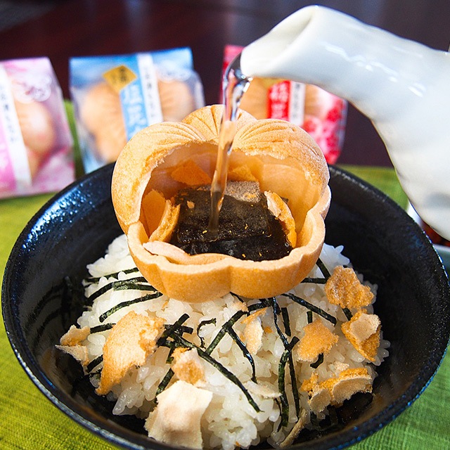 お茶漬もなか金箔入り塩昆布ＫＹ－３５