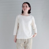 7分丈ラグランTシャツ／オーガニックコットン