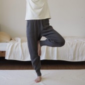 スラっと細見えシルエット｜着心地の良いコットンヨガパンツ　