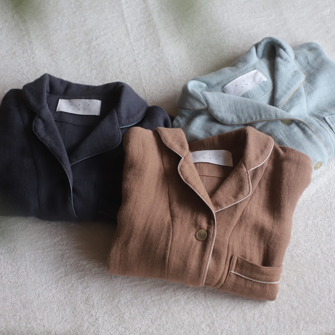 【値引】新品【国産】オーガニックコットン　パジャマ上下　今治タオル送料無料 今治産】敏感肌にも優しくなじむオーガニックコットン今治タオルガーゼ