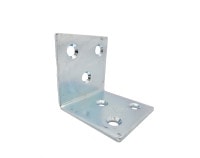 とめ八(間仕切り用L金具)2.3t×40×40|T字足・羽子板・吊金具|支持金具