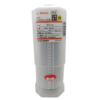 ボッシュ (BOSCH) ボッシュ ダイヤモンドコア カッター 80mm PDI-080C (733-1894) 《コアドリルビット》