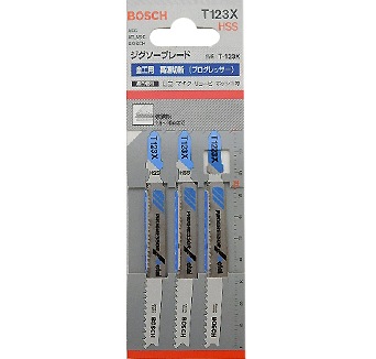 ボッシュジグソー T-123X(3枚入)在庫 【設備ロジス.com】配管空調部材
