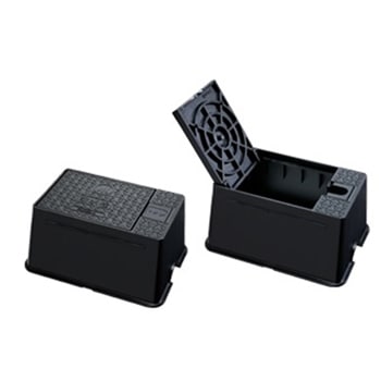 樹脂 散水栓BOX(タキロン) TSB-HS ブラック在庫 【設備ロジス.com