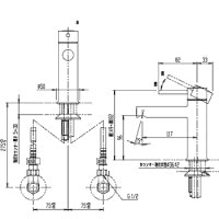 LIXIL LF-YE340SYC シングルレバー混合栓(排水栓無)